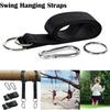 Mount Heavy Duty Yoga Accessories Aerial Yoga Hammock Hanging Straps Tree Swing Carabiner Hooks