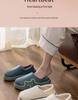 Cartoon Anti-Slip Waterproof Slippers for Women & Men, Plus Velvet, Thick Sole, Indoor Cotton Shoes for Autumn/Winter - Warm, Heel Cover Included