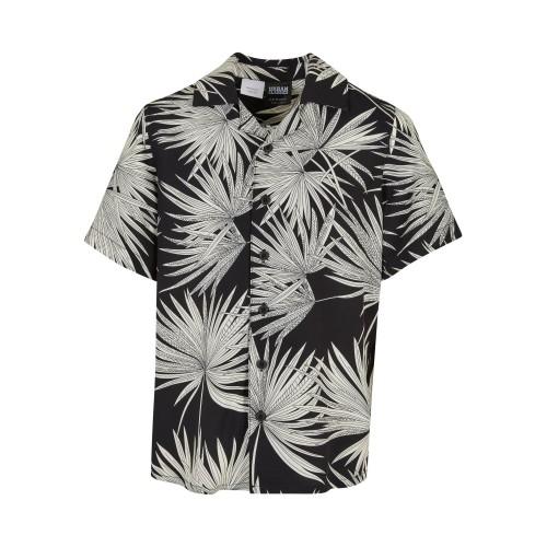 Urban Classics Childrens/Kids Frond Resort Leaf Print Shirt