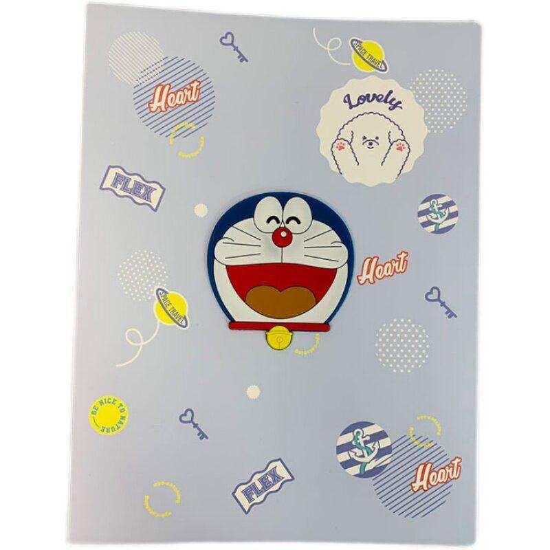 Cartoon A4 Info Booklet Cute Large Capacity Student Test Paper Storage Family Files Baby Pregnancy Inspection Folder