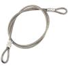 Plastic-Coated 304 Stainless Steel Wire Rope with Aluminum Sleeves, Anti-Theft Lock, and Machine Lifting Cable