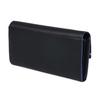 Paul Smith Flap Long Wallet with Highlight Authentic Gift and Shopping Bag 883732 BPW266 No Women's Stitching, Box, Set, (Black, Personalization)