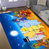 Tappeti Antiscivolo a Tema Avventura della Famiglia Moomin - Arredamento per la Casa in Poliestere, Adatti per Camere da Letto, Soggiorni, Ingressi, Studi e Decorazioni