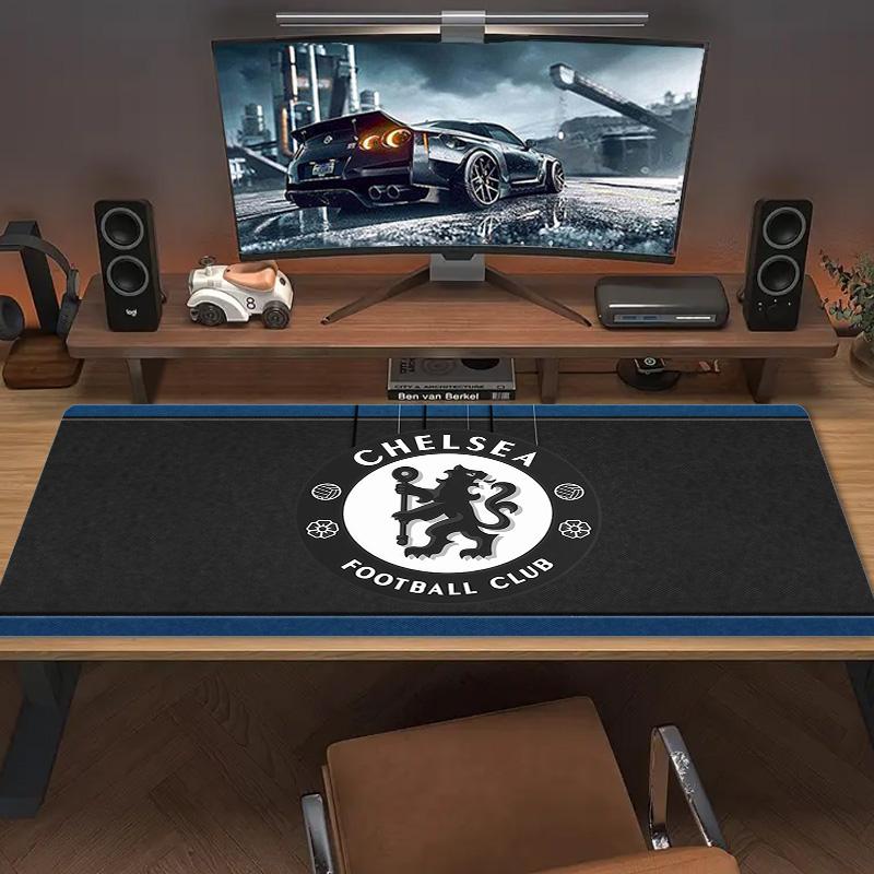 X0827046Chelsea Print  Cushion Non-slip Laptop Tablet Big Mousepad XXL Mat Mini PC Playmat With Lock edge
