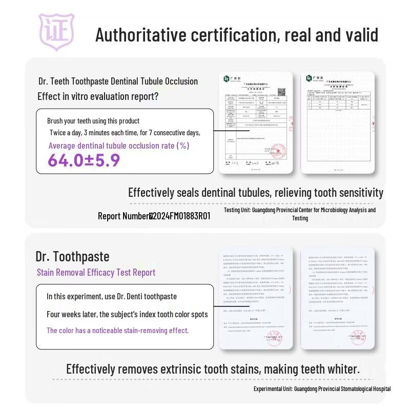 Dr. Tooth Enamel Repair Anti-Sensitivity Toothpaste 10-Pack