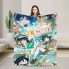 Genshin Impact Diluc Game  Flannel Blankets  Soft Throw Blanket for Outdoor Picnic Novelty Bedspread Sofa Bed Cover