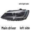Compatible Headlight Assembly for Volkswagen Sagitar Models 2012-2018 - Single Piece Original