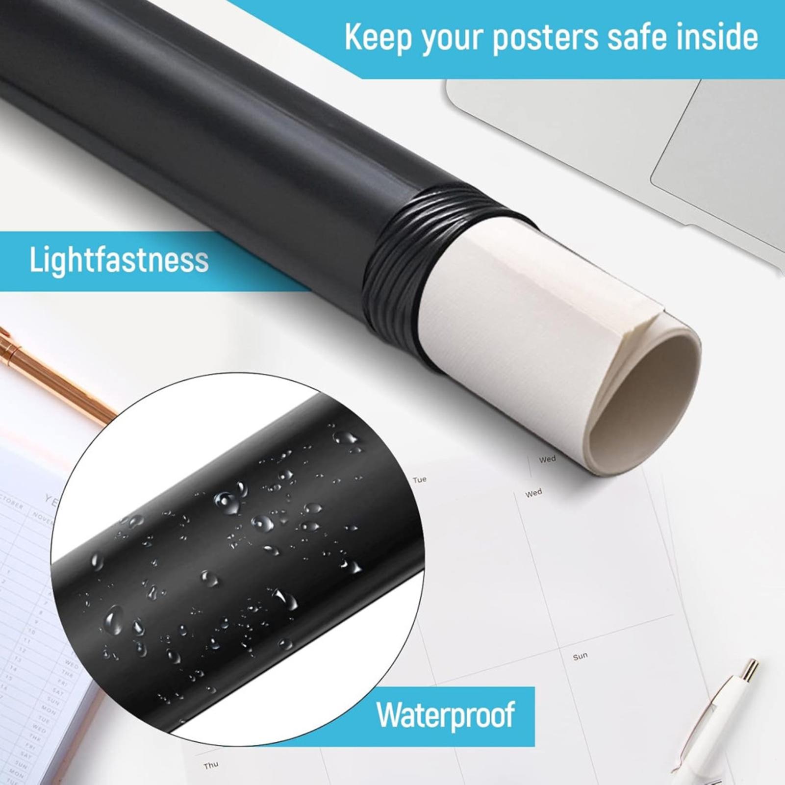 Extendable Poster Tubes Waterproof Telescoping Poster Tube Drawings Transport Tubes Multipurpose Artwork Carrying Case China Mainland
