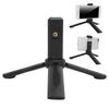 Manbily Phone Tripod Mini Desktop Cell Phone Tripod Stand Holder with Cold Shoe for Live Streaming
