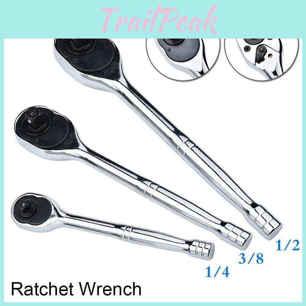 1pcs Teeth Ratchet 24 New Wrench Quick Release Square Head Socket Spanner Reversible High Torque Repairing Hand Tool