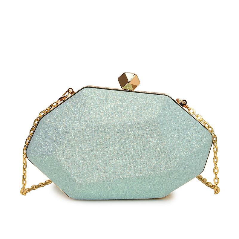 

Fashion versatile matte texture candy color special-shaped women s chain small square bag 24 summer new shoulder messenger bag