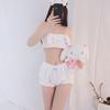 Winter New Cute Girl Style Pajamas Set Soft Cute Cartoon Two-dimensional Underwear Soft Waxy Loungewear