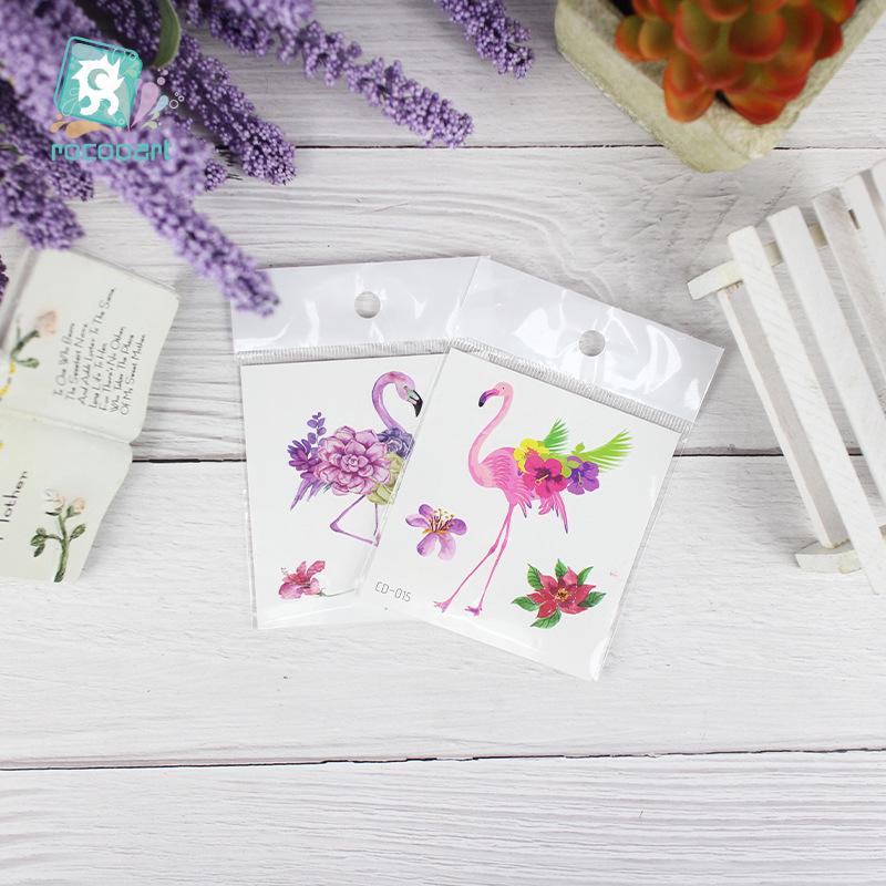 Waterproof Temporary Tattoos for Kids - Flamingo & Unicorn Designs