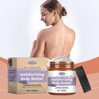 114g Lavendel Kamille Körperbutter Feuchtigkeitscreme Tiefenhydratation Feuchtigkeitsspendend Körper Feuchtigkeitsspendend Haut