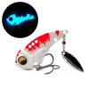 Spinner Tackle Sinking Spoon Metal Vibration Rotate Wobblers Crankbaits Treble Hook VIB Lure Metal Fishing Bait