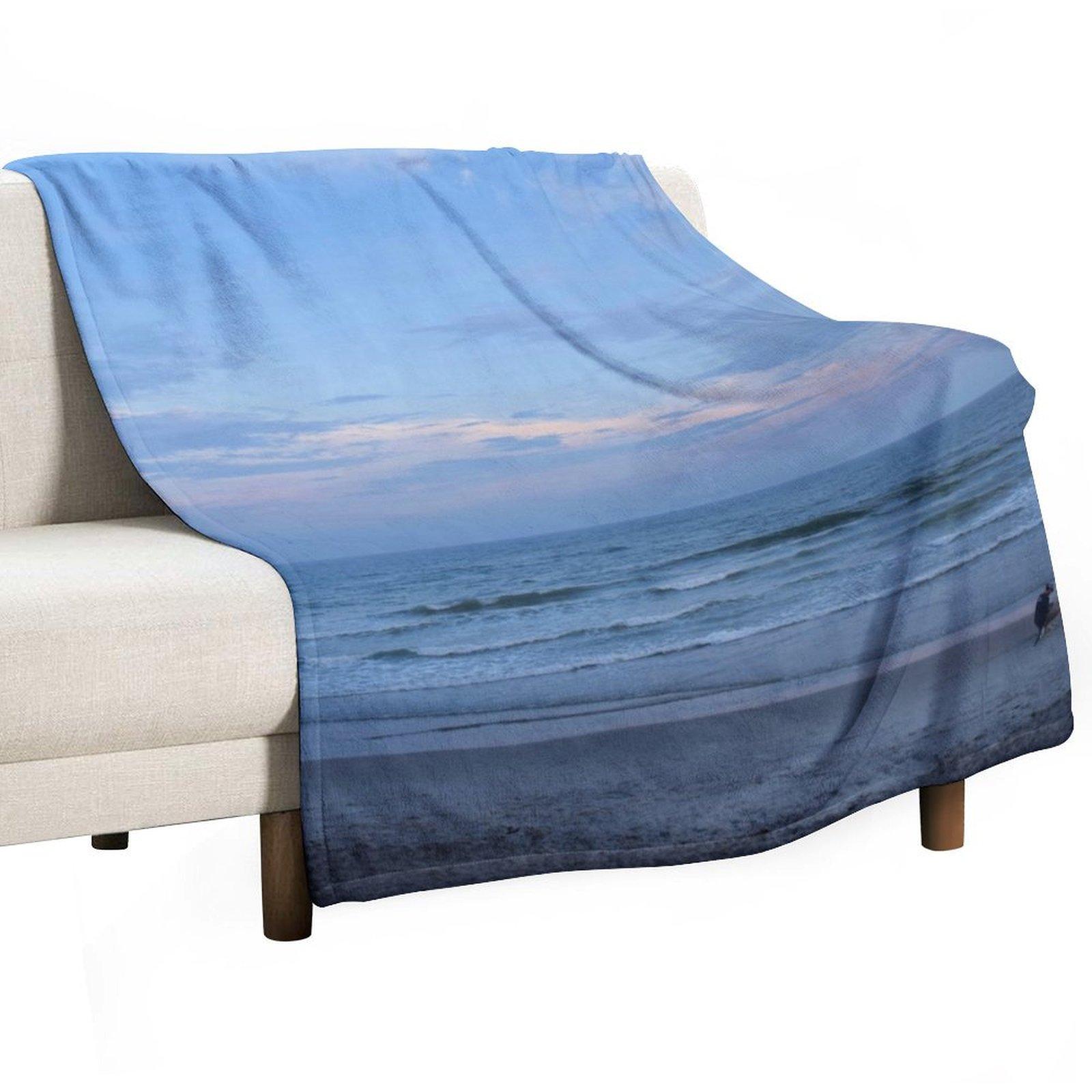 

Emerald Isle Sunset Throw Blanket blankets ands Thins Decorative Beds Comforter Blankets 30x40in