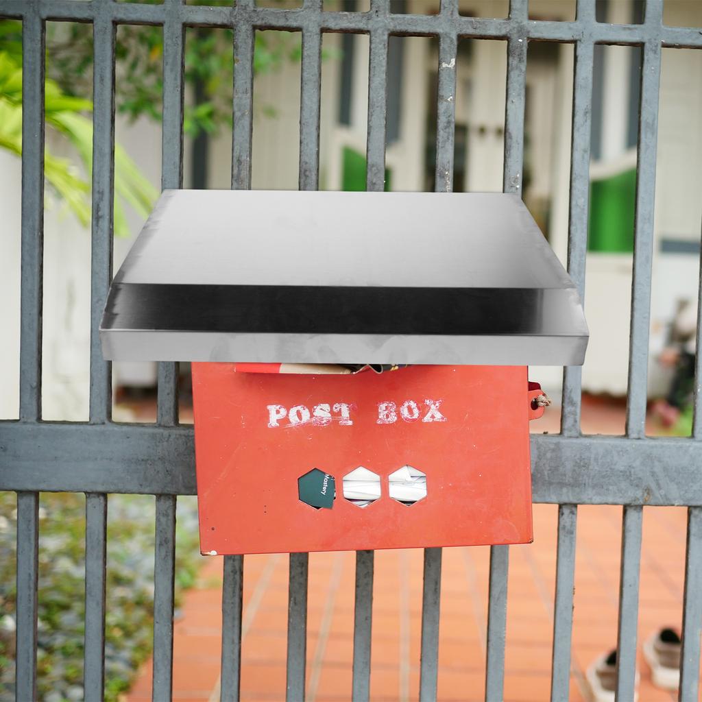 Briefkasten Regenschutzplatte Barriere Wetterbrett Wandmontiertes Schutzdach für Elektro-Ladestation Fahrzeugzubehör