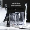 JAJALIN Japanese Style Acrylic Mouthwash & Toothbrush Cup