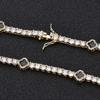 NY Fashion Design Dainty Tennis Chain Gold/Silver Plated Zircon Bracelet Luxury Hip Hop Jewelry for Men Women party Gift