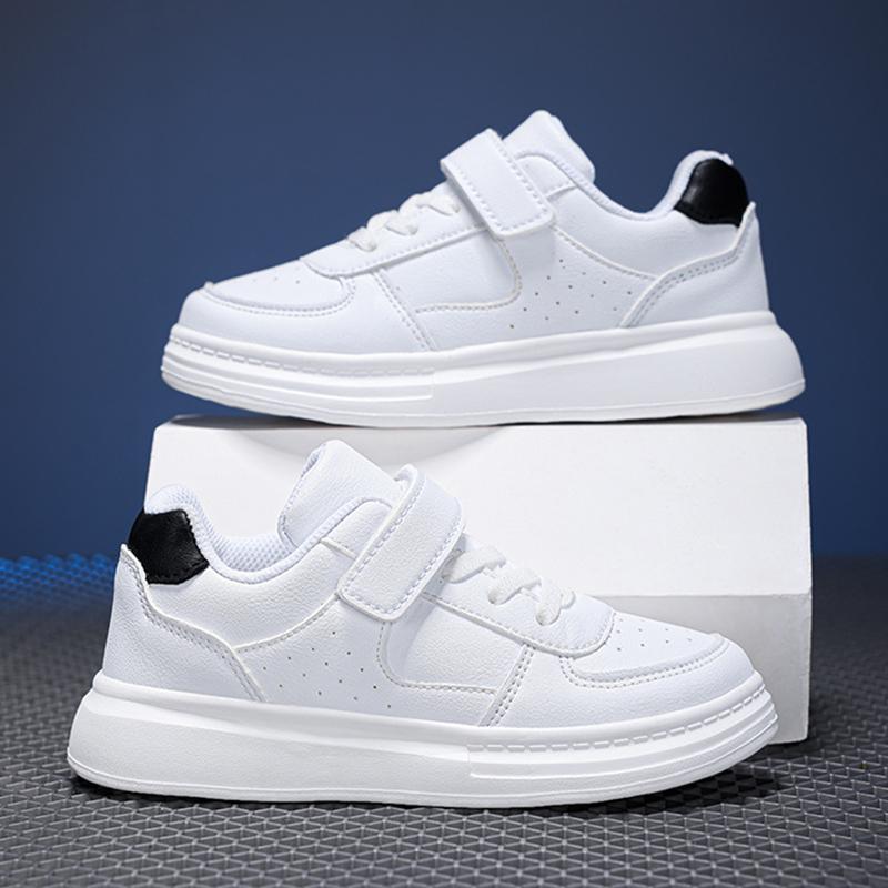 

New Boy Shoes Tenis Sneakers Kids Sport Running Shoes Casual Girls Walking Shoes Leather Soft Soled Children Small White Shoes 37