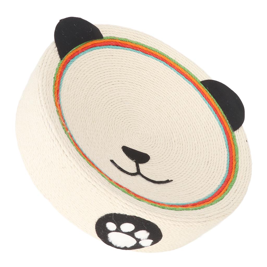 Cat Scratchpad Nest Sisal Wearproof Round Grinding Claws Reusable Cat Scratcher Lounge Bed for Rest