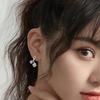 S925 Silver Sunflower Stud Earrings: Trendy Retro Light Luxury for Women, 2022