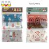 3Pcs Kawayi Miffy Rabbit Makeup Storage Bag Cartoon Cute Rose Pattern Pvc Jelly Bag Zipper Lipstick Loose Change Storage Bag