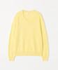 PASSER Relax Crop V-Neck Knit [Yellow]