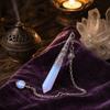 Pointed Meditation Natural Crystal Pendulums Energy Witch Spiritual Pendulos  Women Girls