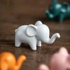 Keramik Elefant Schreibtischornament Bunte Kleine Elefantenstatue Glückselefant Figur Haus Büro Wohnzimmer Dekoration