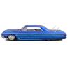 Maisto 1/26 Scale Chevrolet Impala 1964 Blue Custom Lowriders Series / Diecast Model Car, Finished Product 32547