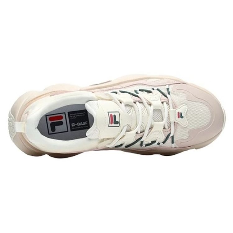 Fila Jagger 2 Mesh Fabric Synthetic Leather TPU Sport Minimalist Versatile Low-Top Casual Shoes Women Sneaker Off-White Nude F12W211111FWW