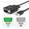 dynattenik DeStatix A9 adapter DB9 with 9 LED FTDI-equipped USB-RS-232 (male), indicators, 6-pack.