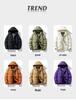 Men's 2025 Winter Down Jacket with Velvet, Hooded, Plus Size, Loose Fit for Teens and Students