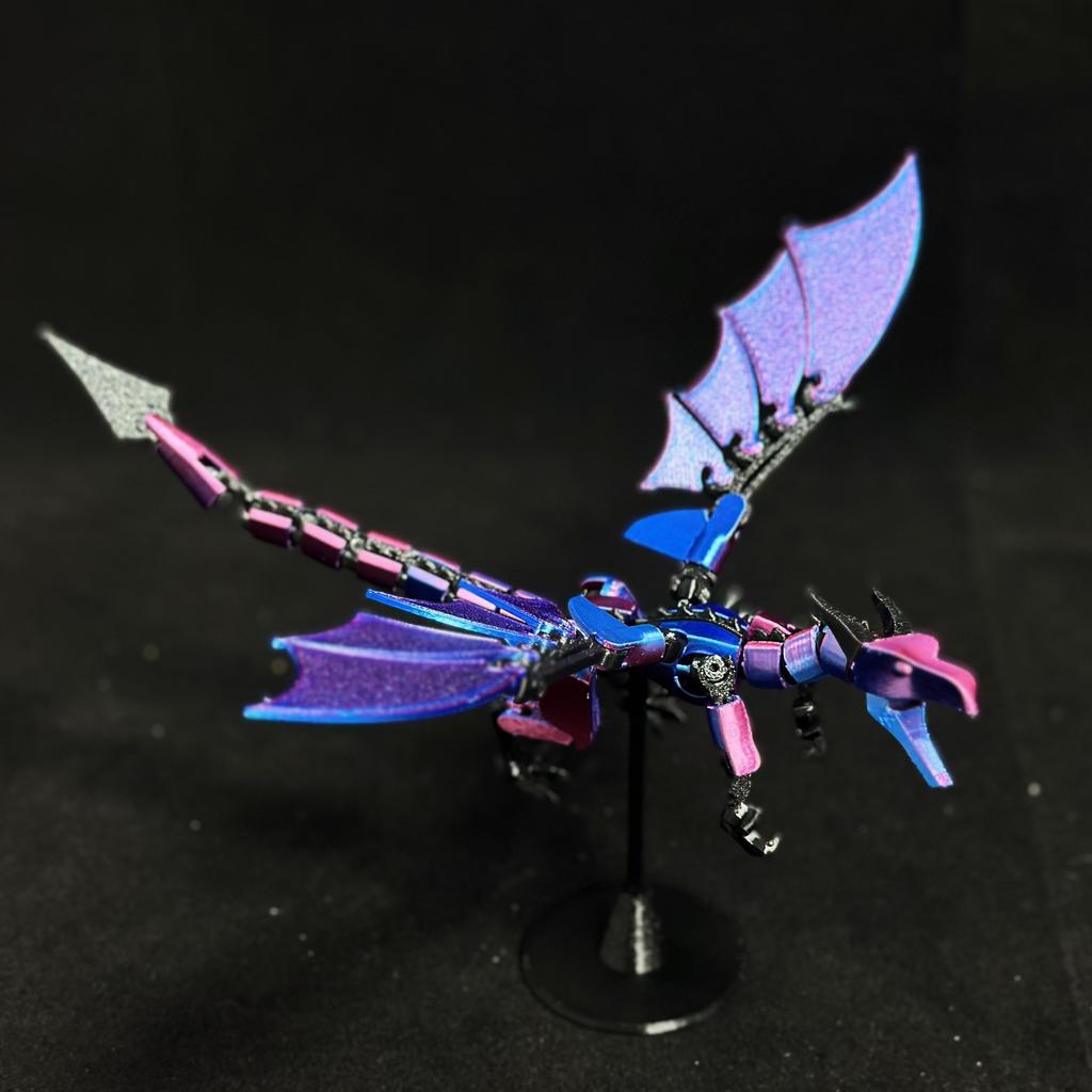 3D Printed Three Head Flying Dragon / Fire Dragon T13 Action Figures Multi-Jointed Movable Robot Nova 13 DIY Mannequin Toys