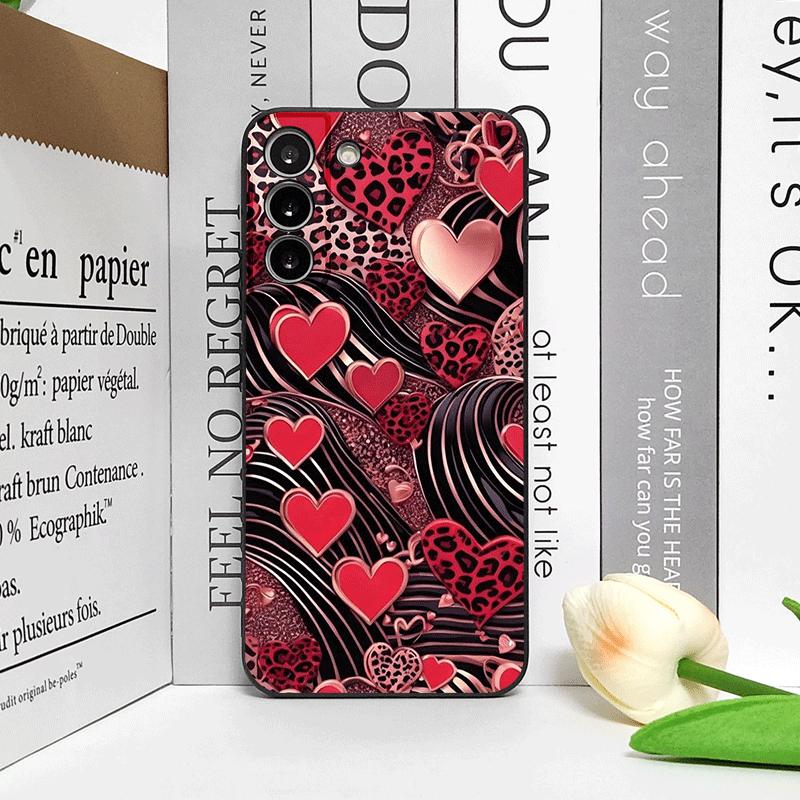 Leopard Print Heart-shaped Love Couple Pattern Phone Case for Huawei Nova 13 12 11 Pro 10 SE Mate 40 60 Pro+ P60 P50 P40 Covers
