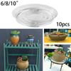 10pcs Flower Pot Mat Garden Plant Round Pot Base Clear Snack High Quality