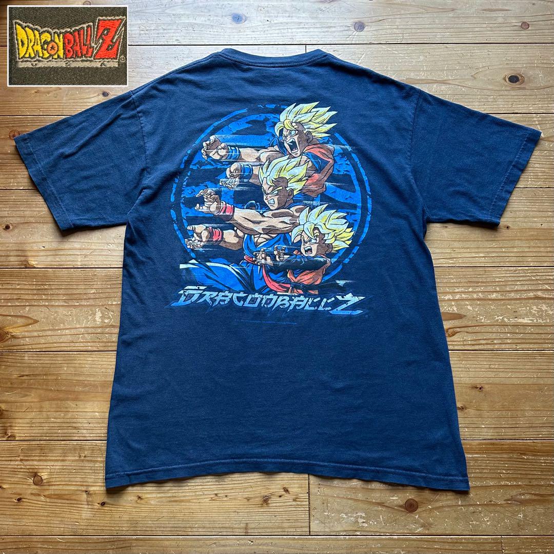 

[USED] Extremely rare, high-spec 2000s Dragon Ball Z USA Goku, Gohan, and Goten anime T-shirt