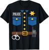 Police Uniform Officer Costume Halloween T-Shirt Unisex T-Shirt