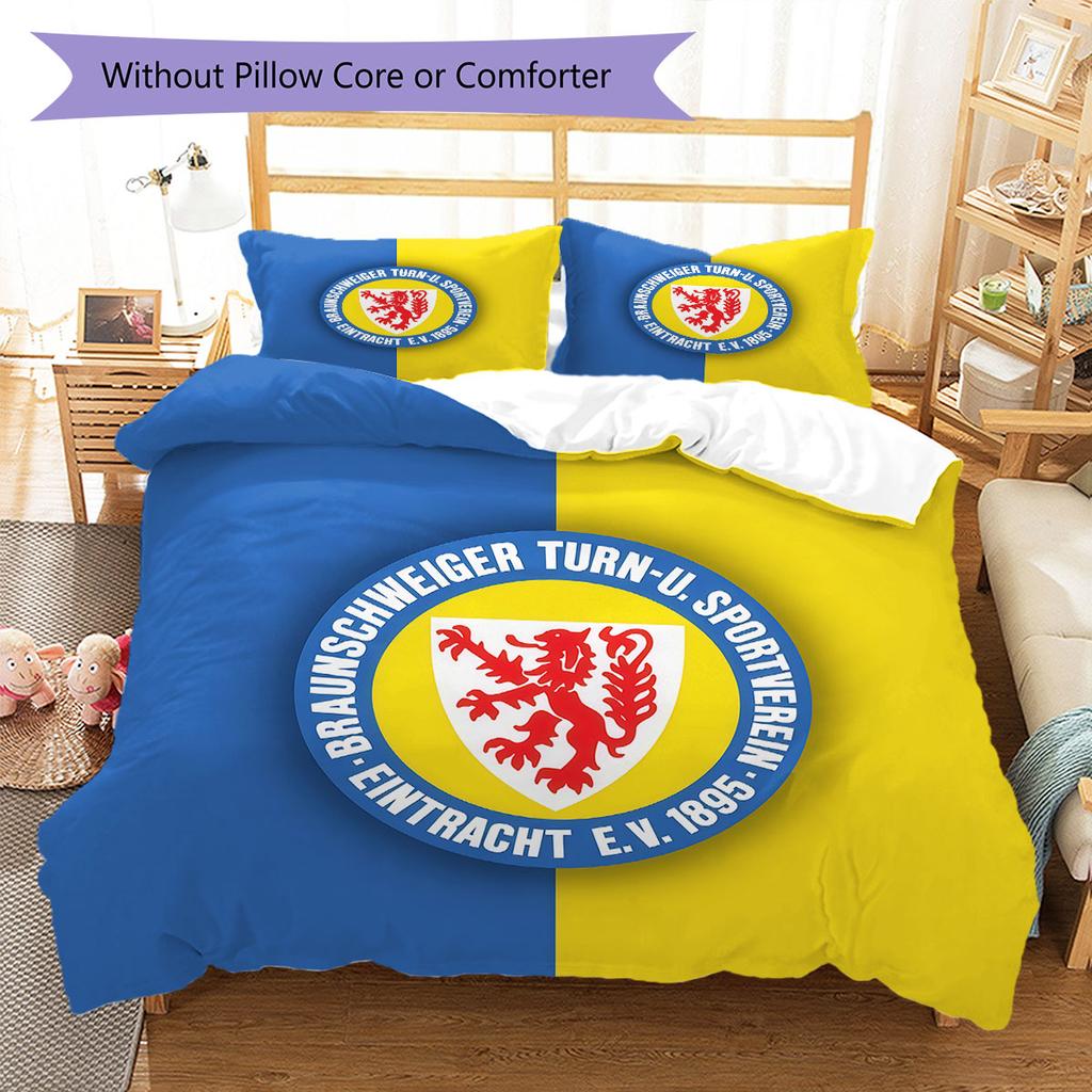 Eintracht Legacy Bedding Quilt Set Quilt Cover Pillowcase Home Decoration Birthday Gift (1 * duvet cover + 2 * pillowcase, without core)