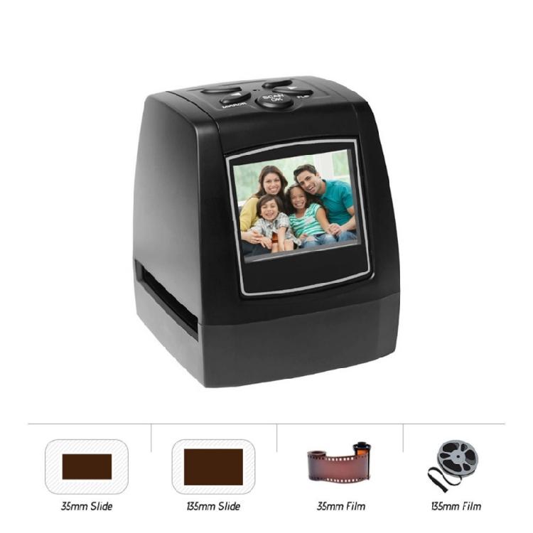 Lightweight 35mm 135mm Negative Film Scanner for Easy Use in Home and Studio Setting, Design for Photography Fan