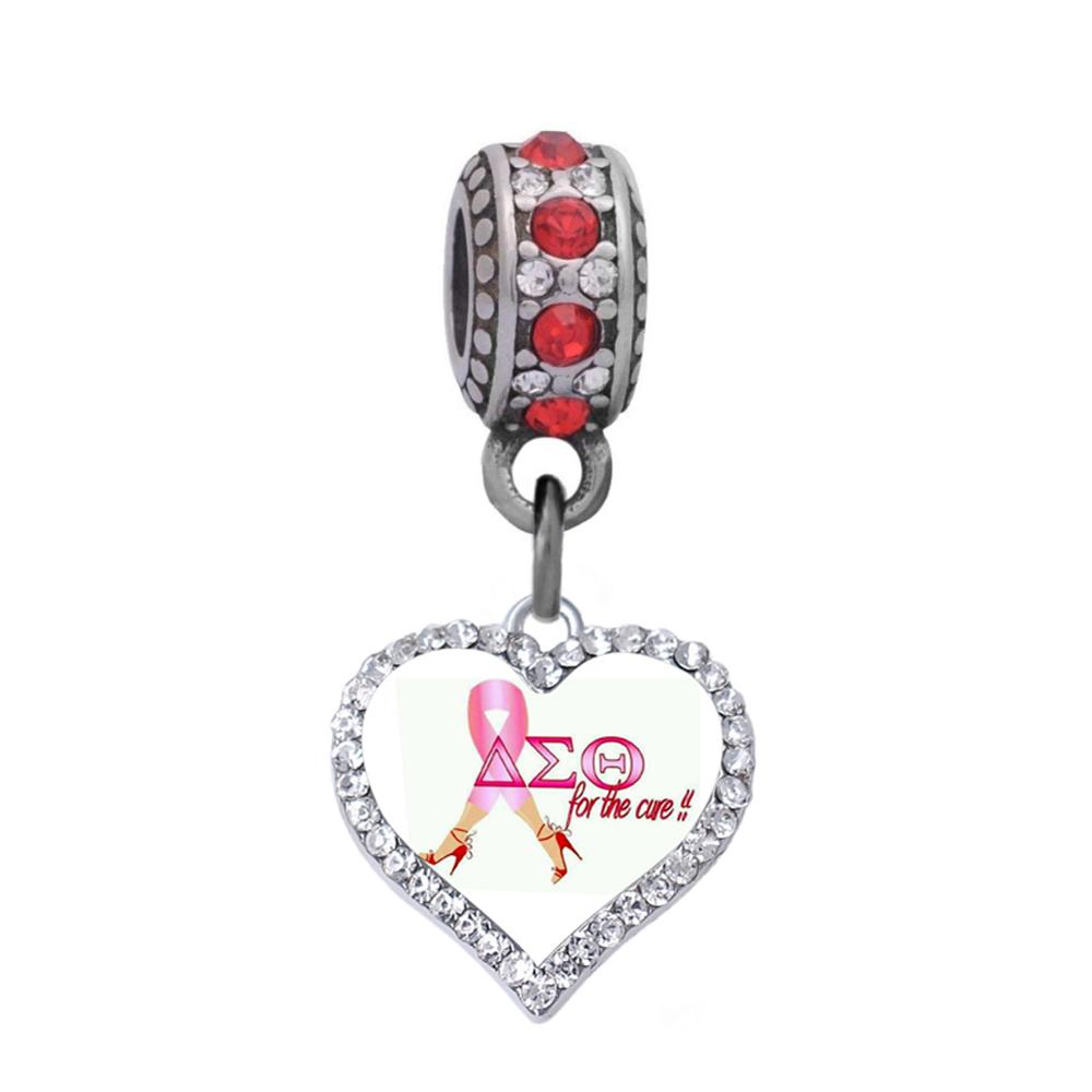 Greek Life Jewelry Making Eco Friendly Inlaid Sticker Sorority Fraternity 1913 Elephant Club DST Delta Theta Pendant Charm красный
