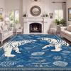 American Classic Style Carpet Tiger Pattern Living Room Decoration customizable Rugs Light Luxury Bedroom Washable Mat non-slip