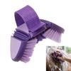 Ergonomic Horse Cleaning Brush With Bendable Design Horse Grooming Brush Cleaning Tool for Bathing and Cleaning