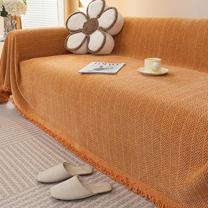 Chenille Sofa Cover Cloth Four Seasons General Fabrics Seat Cover Cover Full Covered Universal Sofa Towel Blanket