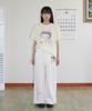 RONRON Betty Boop Lettering Sweat Jogger Pants White