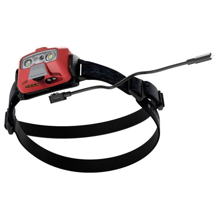 Lampe frontale led ledlenser hf6r core red à batterie 800 lm 60 h 502967