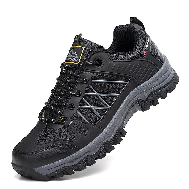 New Men's Outdoor Hiking Shoes Low-top Hiking Shoes Fashion Sports Men's Shoes Platform Mountain Shoes