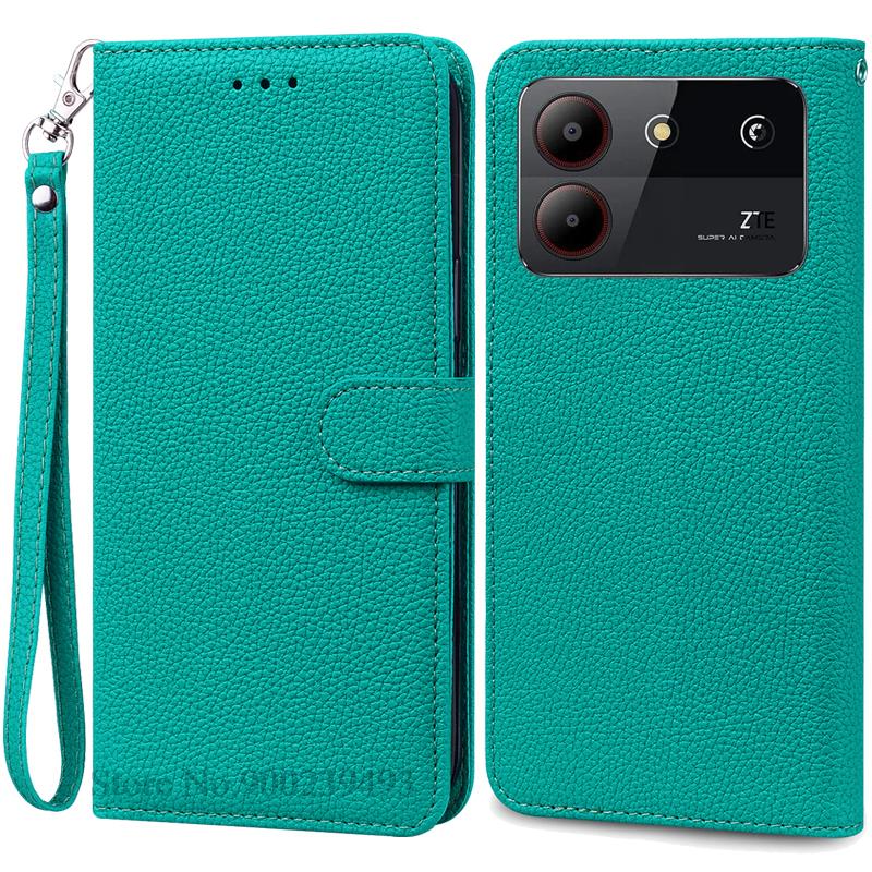 For ZTE Blade A54 Case Leather Wallet Flip Case For ZTE Blade A54 Cover Coque Fundas For ZTE Blade A54 Phone Case Bumper