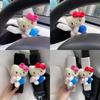 Kawaii Car Seat Belt Cover Adjustable Safety Belt Cover Shoulder Pad Soft Car Seat Belt Cover Accessories Interior
